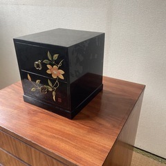 和風小物入れ　2段引出しの画像