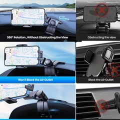 決まりました車スマホホルダーの画像