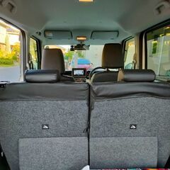 MK53S スペーシア専用シートカバー レザー&パンチング (スペーシア)の画像