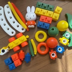 知育　おもちゃ　アンパンマン　ブロック　ミッフィー　積み木　の画像