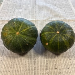 無農薬　かぼちゃ　2個の画像