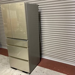 Panasonic ノンフロン冷凍冷蔵庫6ドア　NR-FPM472S-N形　2016年製の画像