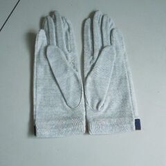 【受付終了】薄いグレーの布手袋（未使用）の画像