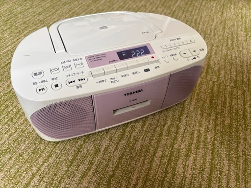【まとめ販売】TOSHIBA・SANYO・SHARP CDラジカセ3台セット（掛川市受け渡し／動作品あり／カセット別売） 