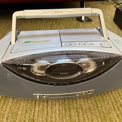 【まとめ販売】TOSHIBA・SANYO・SHARP CDラジカセ3台セット（掛川市受け渡し／動作品あり／カセット別売） の画像