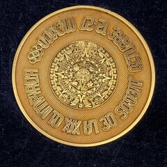 希少品 第19回オリンピック大会記念メダルメキシコ 1968年　...