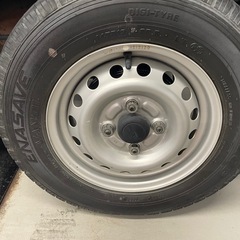 軽トラ　タイヤホイール
の画像