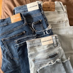 デニムジーンズロングパンツ７枚セット！CK/Beams/HOLLISTER/EDWINの画像