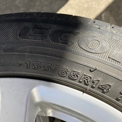 【購入者決定受付終了】ブリヂストン4本セット⭐︎155/65R/14の画像