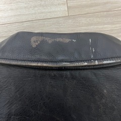 OLD GAP ブラック レザージャケット Mの画像