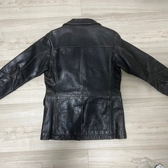 OLD GAP ブラック レザージャケット Mの画像