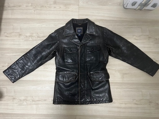 OLD GAP ブラック レザージャケット M