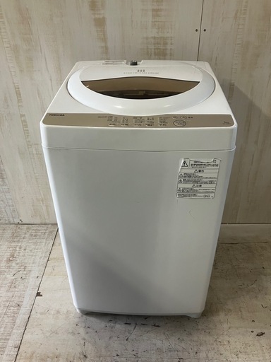 J503⭐️東芝　5キロ洗い　2020年製　全自動洗濯機