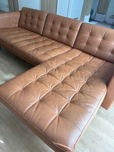 IKEA LANDSKRONA ランズクローナ 3人掛けソファ カウチ付き