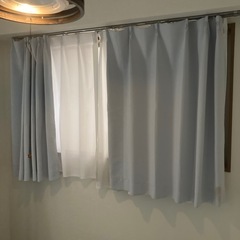 カーテンレース付4枚組の画像