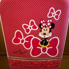 ディズニー（ミニーちゃん）スーツケースの画像