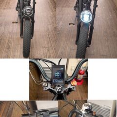 状態良好 三菱自動車 THIRD SPACE E-bike 電動アシスト自転車 E-バイク LEDヘッドランプ・LED液晶メーター・SHIMNO製 7段ギアの画像
