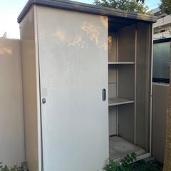 屋外用 スチール製物置　さしあげますの画像