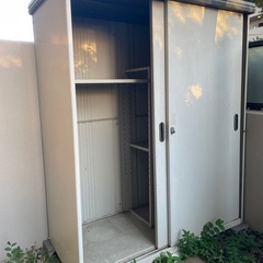 屋外用 スチール製物置　さしあげますの画像
