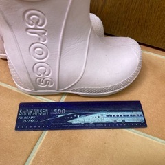 中古　クロックス長靴　15-16センチくらいの画像