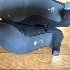 INGNI  イング　ロングブーツ👢　膝丈　黒　オマケでブーツケース付き！❣️　の画像