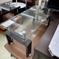 リユースのサカイ東金店 ガラステーブル TJ15344の画像