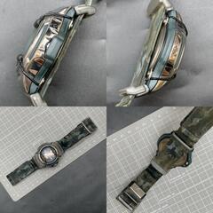 P236　不動 CASIO Baby-G BG-25 迷彩柄 CASIO G-SHOCK baby-G ベイビージー　アナログ時計 カシオ Gショック　中古の画像