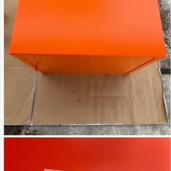 IKEA イケア　LIXHULT リックスフルト　キャビネット　35×35　オレンジ　廃盤品の画像