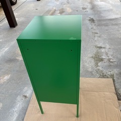IKEA LIXHULT リックスフルト キャビネット イケア  スチールキャビネット　グリーン　35×65の画像