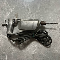 マキタ　電気ドリル シルバー　makita レトロの画像