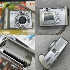 G317　Canon キヤノン PowerShot A70 デジカメ デジタルカメラ コンパクトデジタルカメラ パワーショット　備品各種　動作未確認の画像