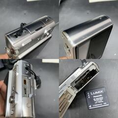 J335　Panasonic LUMIX DMC-FX55 デジタルカメラ（シルバー）通電OK コンデジ　デジカメ　ルミックス　パナソニックの画像