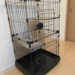 猫ケージ　2段　アイリスオーヤマの画像