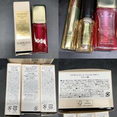 J314 ゲラン (Guerlain) コスメ4点おまとめメテオリット ビーユ(フェイスパウダー)ノワール ジェ 01(マスカラ) パリュール ゴールド 24K プライマー (メイクアップベース)  キスキス ビー グロウ オイル (リップカラー)の画像