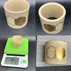 H374蓋置 高知 尾戸焼 尾戸窯　茶道具　ふたおき　茶道　伝統工芸品　ヴィンテージの画像