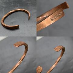 U288　Studebaker Metal / スタッドベイカーメタル　バングル　ブレスレット　銅製　メンズレディース　Braddock Cuff “Copper” Made IN USAの画像