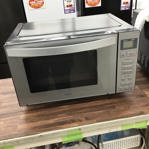 #J-25【ご来店頂ける方限定】 Haierのフラット電子レンジです