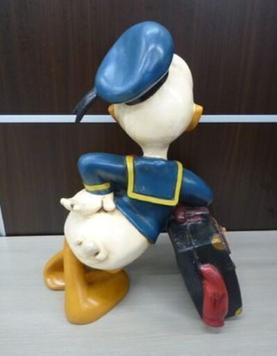 ドナルドダック ヴィンテージ風 大型フィギュア 高さ50cm ディズニー Donald Duck 置物 レトロ Disney アンティ