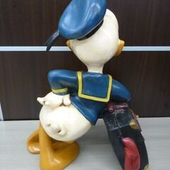 ドナルドダック ヴィンテージ風 大型フィギュア 高さ50cm ディズニー Donald Duck 置物 レトロ Disney アンティーク フィギュア 苫小牧西店の画像