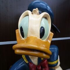 ドナルドダック ヴィンテージ風 大型フィギュア 高さ50cm ディズニー Donald Duck 置物 レトロ Disney アンティーク フィギュア 苫小牧西店の画像
