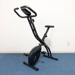 ALINCO フィットネスバイク AFB4519ブラック美品 静音設計 S字構造コンパクト収納可能 アルインコ エクササイズ用品 除菌清掃/動作確認済みの画像