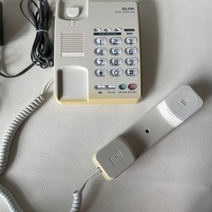 朝日電器 ELPA エルパ 電話機 TEL-SMP100 ヤケ有り 中古品  の画像