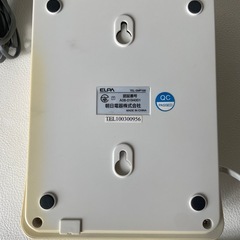 朝日電器 ELPA エルパ 電話機 TEL-SMP100 ヤケ有り 中古品  の画像