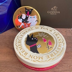 お菓子 空き箱 3箱/GODIVA ゴンチャロフ ヨックモックの画像