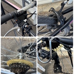 クロスバイク FERIADO 700c×28 7段変速 Tourney フェリアード 自転車 札幌市白石区の画像