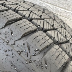 バリ溝　BLIZZAK DM-V3 スタッドレス タイヤホイール4本セットの画像