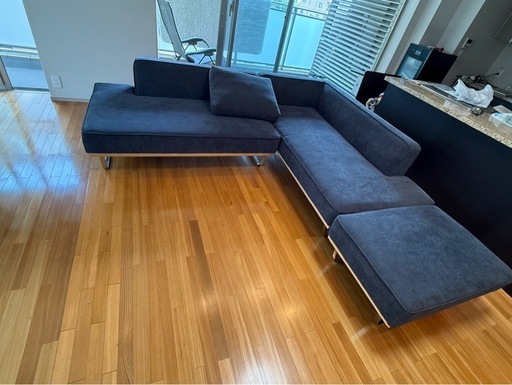 早い者勝ち‼︎コーデュロイファブリックソファL字【lushroom】