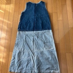 デニム＆ダンガリー　140センチ デニム　ワンピースの画像
