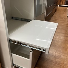 ニトリ　キッチンカウンター　ホワイトの画像