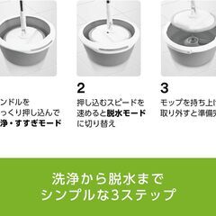 3M 回転モップ 水拭き 床掃除 フロア マイクロファイバー スコッチブライト SSM-T6の画像